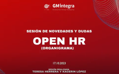 Nueva sesión Novedades y Dudas de Open HR (Organigrama)